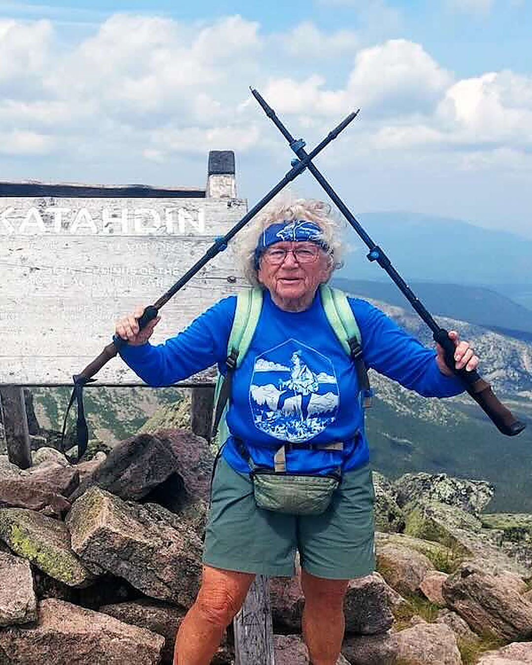 À 80 ans, elle termine l'Appalachian Trail