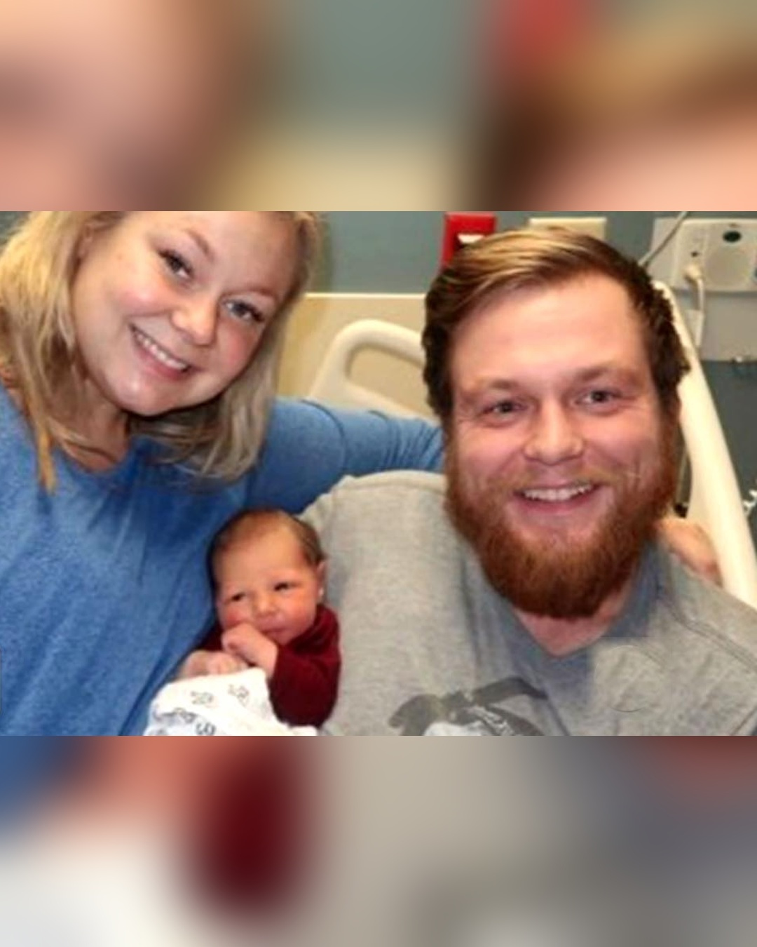 Enceinte, elle sauve son mari. Il voit naître leur fils