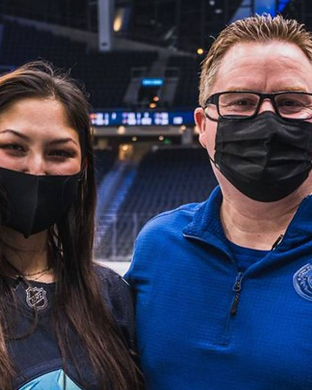 Elle a vu son cancer à travers la vitre d'une patinoire